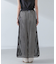 RITA ROW／Crochet straight long skirt