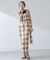 RITA ROW／Checkered pareo skirt