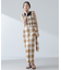 RITA ROW／Checkered pareo skirt