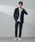 「N TROUSERS」サマーウールTWストライプパンツ(セットアップ可)