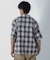 オンブレーチェックハーフスリーブシャツ