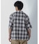 オンブレーチェックハーフスリーブシャツ
