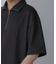 HALF ZIP ワイドシルエット Tシャツ 半袖