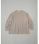 AB.シルクプレーティングリラックスニットTシャツ