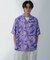 White Mountaineering／JUNGLE PATTERN OPEN COLLAR S／S