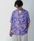 White Mountaineering／JUNGLE PATTERN OPEN COLLAR S／S