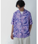 White Mountaineering／JUNGLE PATTERN OPEN COLLAR S／S