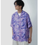 White Mountaineering／JUNGLE PATTERN OPEN COLLAR S／S