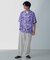 White Mountaineering／JUNGLE PATTERN OPEN COLLAR S／S