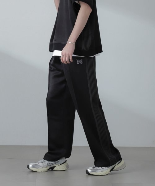 Needles ナノユニバース トラックパンツ NEEDLES／別注 Track Pant - Poly Sateen｜ナノ・ユニバースの通販
