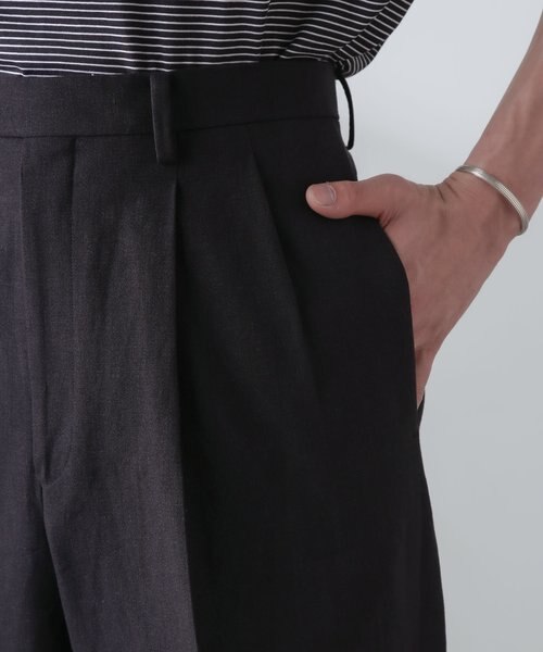 パンツ YLEVE HEMP ORGANIC COTTON CANVAS TR YLEVE／HEMP ORGANIC COTTON CANVAS TR｜ナノ・ユニバースの通販