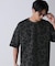 総柄ダンボールワイドTシャツ 半袖