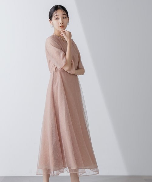 kaene ラメミックスエアリードレス kaene｜ラメミックスエアリードレス | Rakuten Fashion(楽天