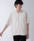 レギュラーカラーテックメッシュシャツ 半袖
