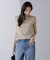 ウェーブリップルカットノースリーブトップス(セットアップ可)