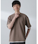 ジャガードフェイクレイヤードTシャツ 半袖