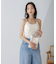 カップ付きバッククロスキャミソール