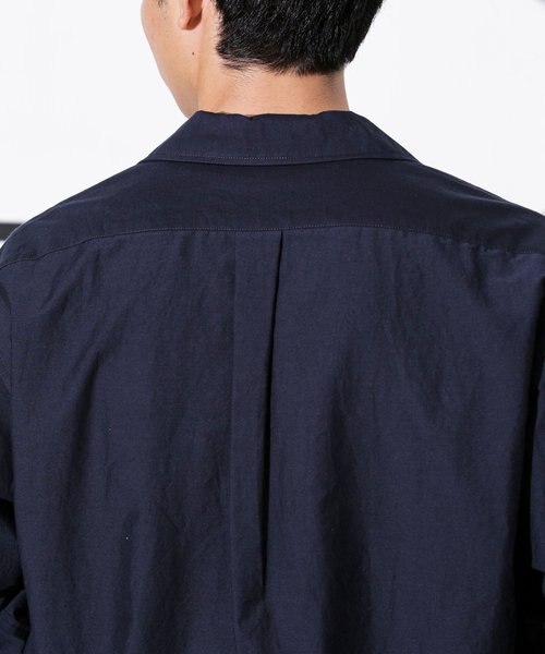 ULTERIOR／C／S PARACHUTE CLOTH P／O SHIRT｜ナノ・ユニバースの通販