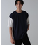 フェイクレイヤードリラックスTシャツ 半袖