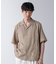 チェーン刺繍オープンカラーシャツ