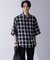 リラックスオンブレーチェックシャツ 半袖