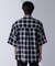 リラックスオンブレーチェックシャツ 半袖