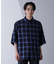 リラックスオンブレーチェックシャツ 半袖