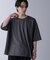 ルーズネックビッグTシャツ 半袖