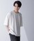 ルーズネックビッグTシャツ 半袖