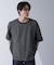 ビッグシルエットボーダーTシャツ 半袖