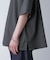 ビッグシルエットボーダーTシャツ 半袖