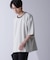 ビッグシルエットボーダーTシャツ 半袖