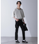 ビッグシルエットボーダーTシャツ 半袖
