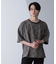 パターンジャガードTシャツ 半袖