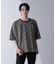 パターンジャガードTシャツ 半袖