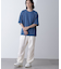 リラックスインディゴTシャツ 半袖