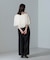 troisiemechaco／TULLE DOUBLECLOTH セットアップパンツ