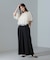 troisiemechaco／TULLE DOUBLECLOTH セットアップパンツ