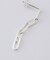 Nina&Jules Paris／Thin Recatangle Chain Earrings