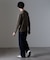 ｢FORMAL JERSEY｣クルーネックカットソー長袖