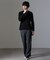｢FORMAL JERSEY｣モックネックカットソー長袖