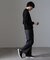 ｢FORMAL JERSEY｣モックネックカットソー長袖