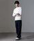 ｢FORMAL JERSEY｣モックネックカットソー長袖