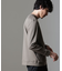 ｢FORMAL JERSEY｣モックネックカットソー長袖