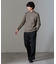 ｢FORMAL JERSEY｣モックネックカットソー長袖