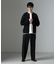 コントラストラインクルーネックカーディガン