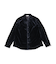 「ASSEMBLANC」トリアセテートベルベットシャツブルゾン