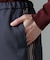テックツイルサイドストライプイージーパンツ