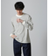 Anti Soaked(R)  ランダムボーダークルーネックTシャツ 長袖