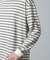 Anti Soaked(R)  ランダムボーダークルーネックTシャツ 長袖